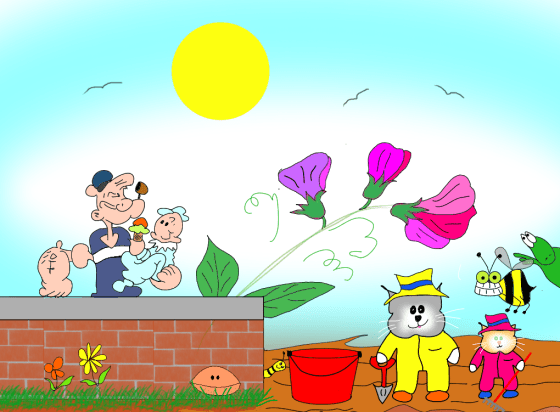 swee' pea visits sweet peawtmk