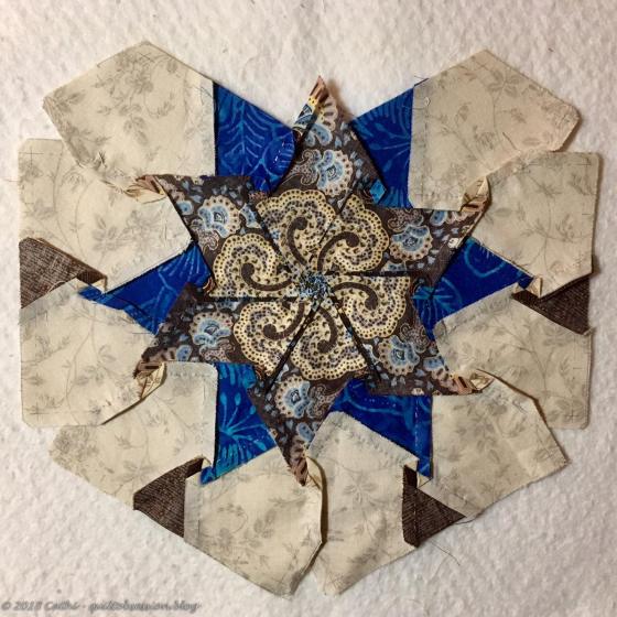 Brown &amp; Blue Silent Garden block backwtmk