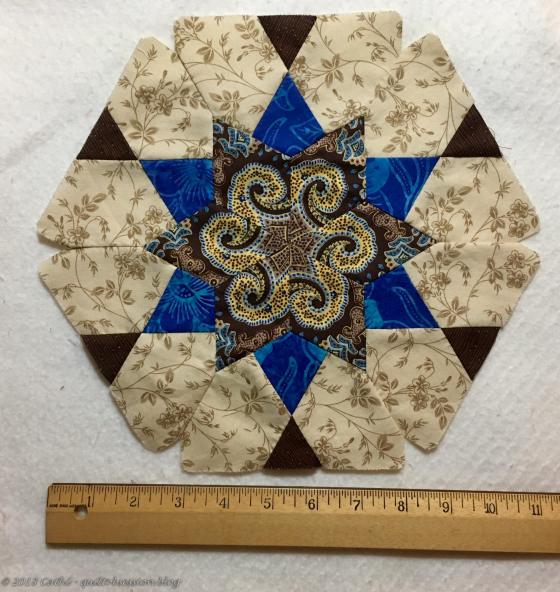 First Brown & Blue Silent Garden Blockwtmk